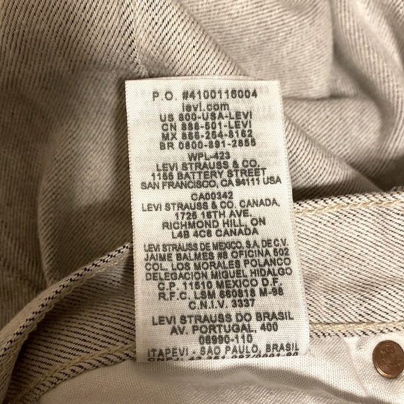 Levi’s 501 Straight Fit - Picture 3 of 3